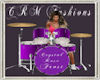My Purple Drum Set