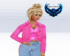 Barbie Jean jacket pink