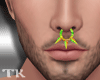 Neon Spike Nose Piercing