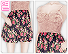 ☆ Floral Short Dress