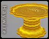H x Gold Pedestal Tray