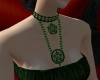 Green Pentagram Necklace