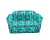 Blue Green Dreams Couch