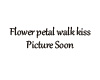 flower petal walk kiss