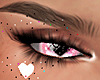 Pink heart eyes
