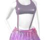(F) Skirt jumpsuit