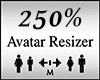 Avatar Scaler 250% Male