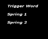 trigger word spring