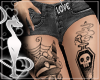 Shorty Halloween grey