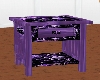 LL-Purple Hrts end table