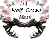 ST}Red Wolf Crown Mask