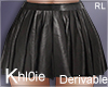 K derv leather skirt RL