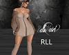 Taupe Sweater Dress-RLL