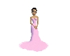 pink evening gown