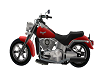Red  Motorcycle - Anim