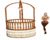 Round Baby Crib