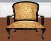 Black n gold Chair
