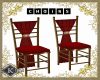 k-2 chairs gold red