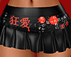 Lu Black Asian Skirt
