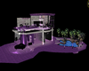 villa purple grey & blac