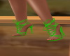 hot mini shoes,green