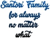 Santori Family black/blu