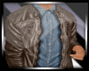 [ML] Brown denim jacket