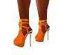 Spring orange Heels