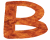 Letter B Animated Fire