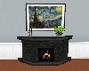 Sleek Black Fireplace 2