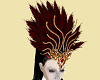 Large Red Gold Headpiece