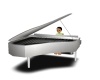 white piano