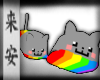 Nyan Cat Slippers v2~M