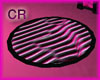 CR rug pink & black