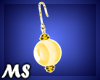 MS Pearl Earrings Yellow
