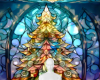Glass tree background