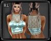 Latex Fishnet Top Green