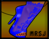 MrsJ Blue Lace Boots