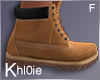 K  style boots tan