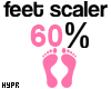 e 60% | Feet Scaler