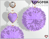 Purple Heart PomPoms