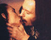 Vlad and Mina kiss