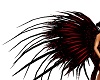 red.blk back feathers