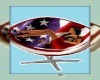 American Flag Chair