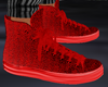RED GLITTER SNEAKERS