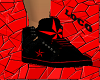 Balck&Red Vampy Sneakers