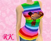 pucca rainbow t-shirt