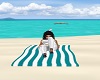 Beach Towel with Poses