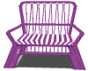 rattan chair purple