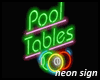 Neon Pool Table-sign